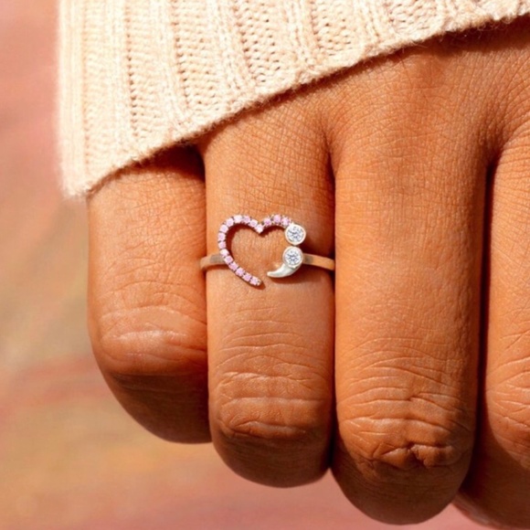 HEART semicolon RING - Picture 1 of 3